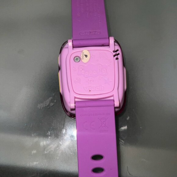 VTech Peppa Pig Learning Watch Pink Purple Activity Games with Sound (JW1) - Picture 4 of 4